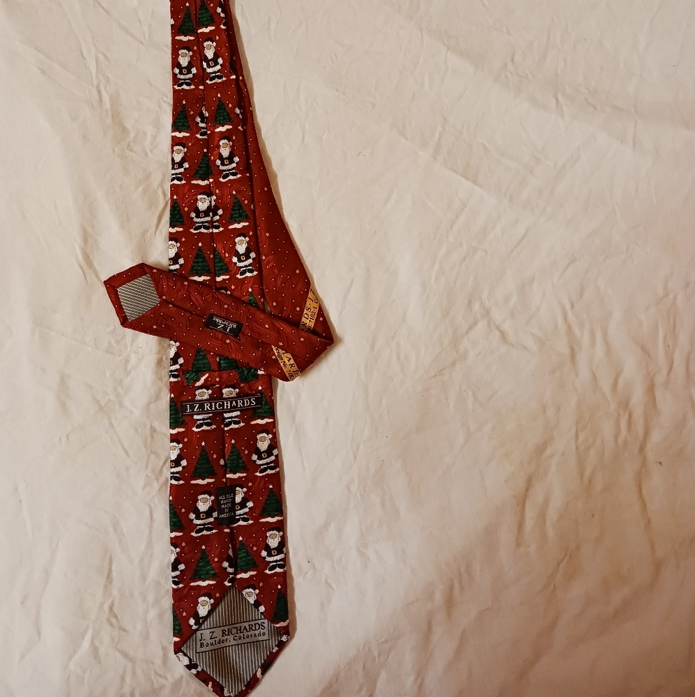 J.Z. Richard's  Holiday Christmas 🎄 All Silk Tie Men's - Picture 2 of 5